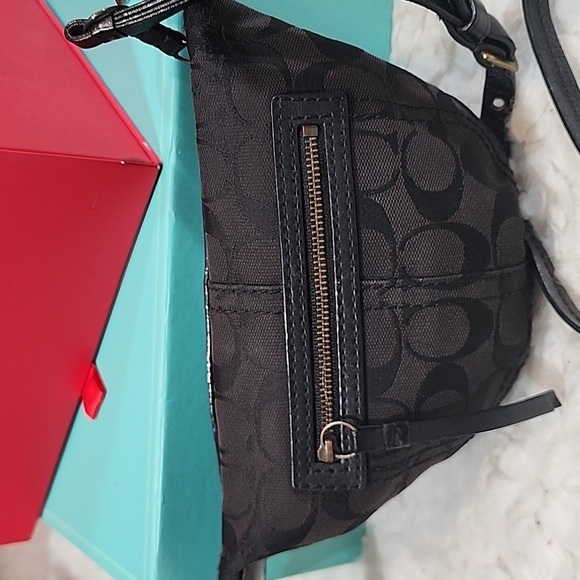 Coach Y2K Signature Mini Crossbody Swingpack Black Jacquard Bag - Picture 6 of 17